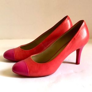 Geox Respira Orange & Pink Pumps